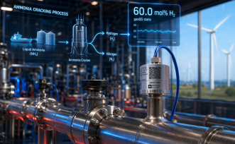 Effizienter Wasserstofftransport mittels Ammoniak – Anschliessendes Cracking mit präziser Gasanalytik